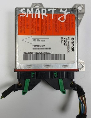 Датчик модуль подушка безопасности подушек smart fortwo ii 451 a4519015000 фото №1