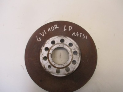 Диск тормозная левый перед vw golf vi 1.4 tsi фото №1