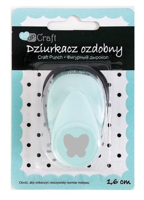 DZIURKACZ OZDOBNY motylek 1,6 cm dpCraft