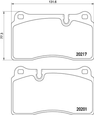 ZAPATAS DE FRENADO ASTON MARTIN DB9 VANTAGE 01/04-10  