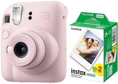 Aparat Fujifilm Instax Mini 12 różowy + 20 zdjęć