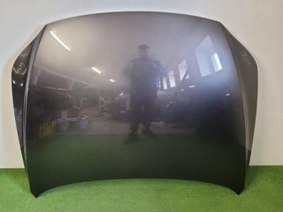 Mazda 3 bp 2018- капот крышка двигателя оригинал фото №1