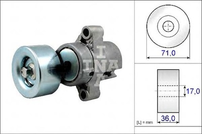 Ina napcz ремень клиновой mazda 6 2.0 di gg фото №1