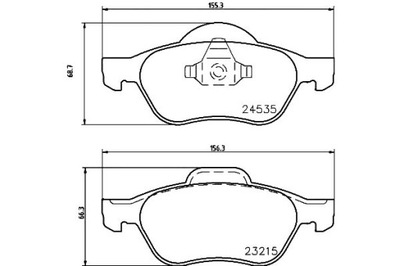 HELLA SABOTS DE FREIN DE FREIN RENAULT CLIO 3 2.0 16V (B - milautoparts-fr.ukrlive.com