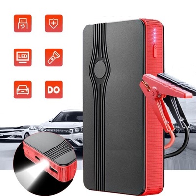 ARRANCADOR JUMP ARRANCADOR BOOSTER POWERBANK COCHE 10000MAH DIODO LUMINOSO LED  