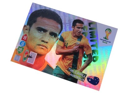 PANINI FIFA WORLD CUP BRASIL 2014 KARTY PIŁKARSKIE LIMITED CAHILL