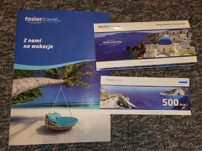 Voucher o wartości 500zł do wykorzystania na portalu FOSTERTRAVEL.PL