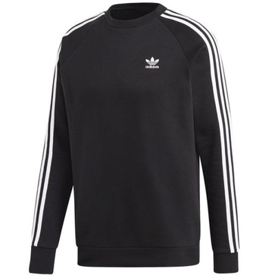 Bluza Męska adidas DV1555 3-STRIPES CREW Czarna XL