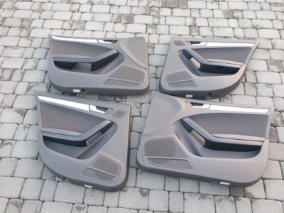 Обивка обшивки na дверь audi a4 b8 sedan 2008- фото №1