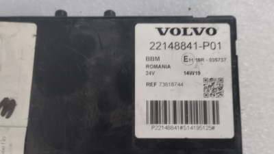 Модуль бортовой компьютер кассета блок управления bbm volvo fh 4 fm 22148841-p01 фото №1