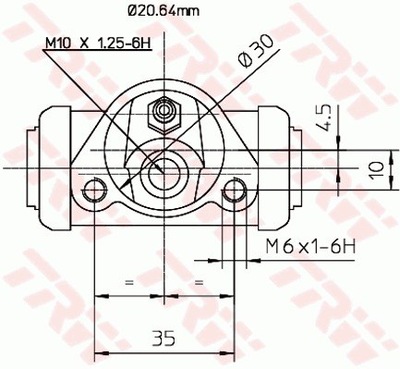 ЦИЛИНДР ТОРМОЗНОЙ LADA 1200-1600 73-86