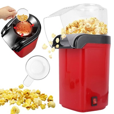 AUTOMAT MASZYNKA DO ROBIENIA POPCORNU BEZ TŁUSZCZU 1200W