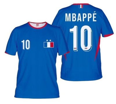 Koszulka piłkarska dla dzieci Mbappe Francja Euro 2024 r. 170 cm L
