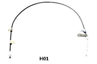 Japanparts трос ham. ручной. hyundai задняя matrix 01- фото №1