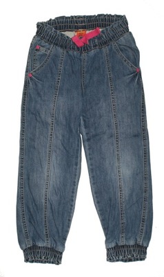 LINDEX_Cudne SPODNIE_niebieskie JEANS BAMSE_116 cm