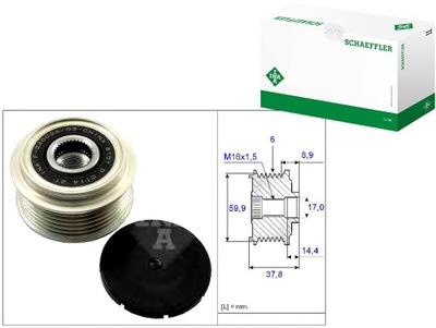 RUEDA POLEA ALTERNADOR HYUNDAI 2,0 SONATA IX35 IN  