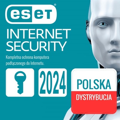 ESET Internet Security Antywirus 2 szt 2 lata NOWA