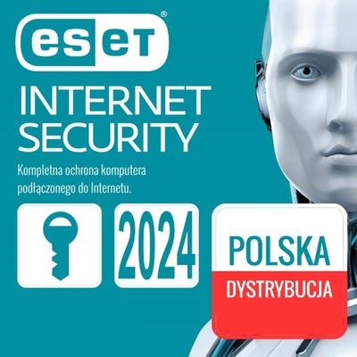 ESET Internet Security Nod32 Antywirus 1 Rok NOWA