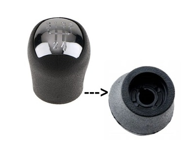 Ручка переключения передач 5 передача renault twingo 01-08 фото №1