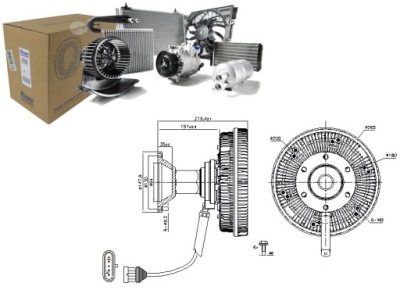 Зчеплення вентилятора радіатора euro 6 iveco stralis i stralis ii фото №1