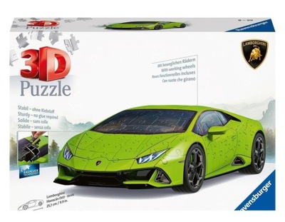 RAVENSBURGER PUZZLE 3D LAMBORGHINI HURACN EVO VERD