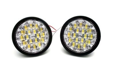 ФАРИ LED (СВЕТОДИОД ) DO ЕЗДИ ДНЕВНОЙ | КРУГЛЫЕ Ø 90 MM ХОДОВЫЕ ОГНИ ДХО 10