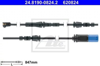 SENSOR ZAPATAS HAM.PRZOD BMW 24.8190-0824.2/ATE  