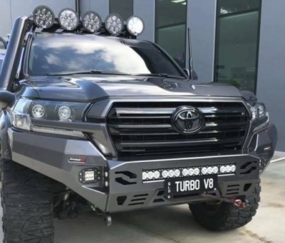 Бампер aluminiowy rival 4x4 - toyota land cruiser 200 2015-2021 фото №1