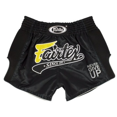 Spodenki FAIRTEX Satoru Muay Thai Czarne roz. L