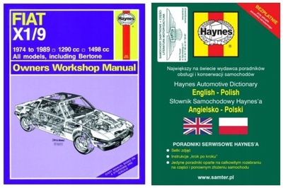 FIAT X1/9 (1974-1989) MANUAL REPARACIÓN HAYNES +GRATIS 24H  