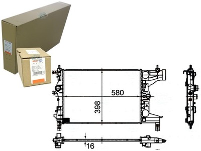 RADUADOR DEL MOTOR - SISTEMA DE REFRIGERACIÓN DEL MOTOR [BEHR  