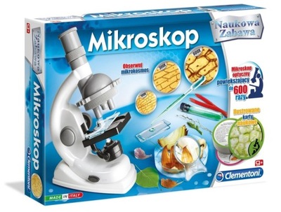 CLEMENTONI 60467 MIKROSKOP Naukowa Zabawa