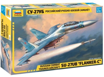 Zvezda 7294 Su-27UB Flanker-C Russian Combat Trainer Aircraft 1/72