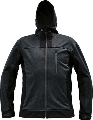 Kurtka Softshell HUYER czarna z kapturem roz. L