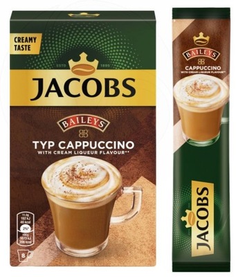 KAWA JACOBS CAPPUCCINO BAILEYS 8 szt