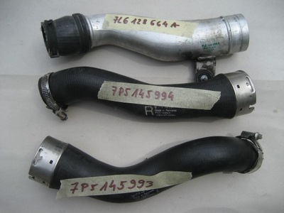 Porsche cayenne 7p5 2010-2017 трубы интеркулер 7l5145993 фото №1