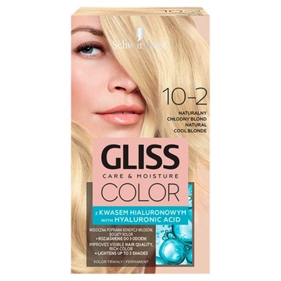 Gliss Color farba do włosów 10-2 Chłodny Blond