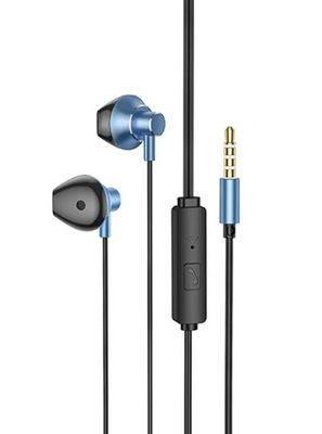 Słuchawki HOCO M75 z mikrofonem niebieskie