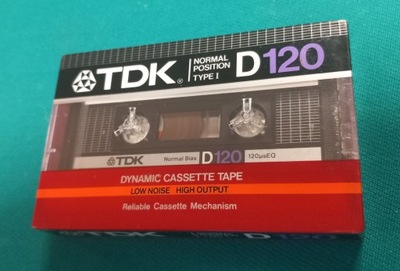 TDK D 120 Kaseta magnetofonowa