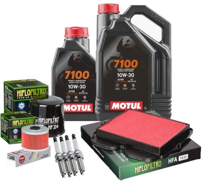 МАСЛО MOTUL 7100 10W30 HONDA VFR 1200 DCT CROSSTOURER SC70 SC76 ФІЛЬТРА NGK