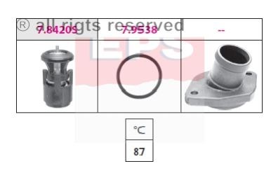 TERMOSTATO VW CADDY II 1.4 1.6 95- GOLF 91- POLO  