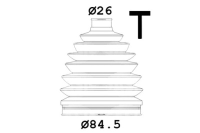 Sasic захист шарнір перед зовнішній hyundai ix35 kia sportage ii фото №1