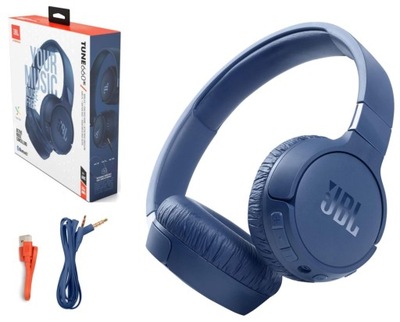 Słuchawki bezprzewodowe JBL Tune660BTNC, niebieski