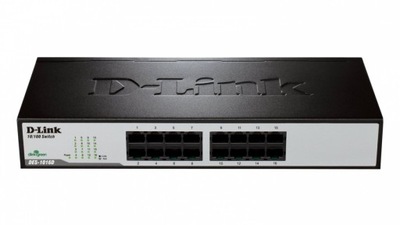 D-Link DES-1016D switch L2 16x10/100 desktop rack