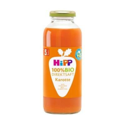 HIPP BIO sok 100% marchewka bezpośrednio wyciskany 5m+ 330 ml