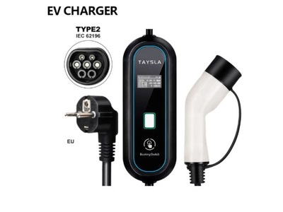 DISPOSITIVO DE CARGA 16A 230V 3,5KW TYP2 EV CHARGER EUROPA IEC 62196 PARA NISSAN LEAF  