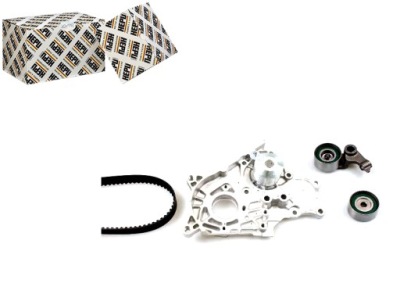 Набір ремінь розподільного валу з насос toyota avensis corol фото №1