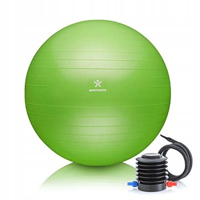 piłka fitness do ćwiczeń bodymate 85 cm lime green