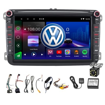 RADIO 2DIN ANDROID 13 VW GOLF 5 V 6 VI PASSAT B6 B7 SEAT TIGUAN SKODA 2/32G