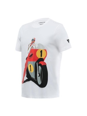 Koszulka Dainese Ago T-Shirt Biała XL